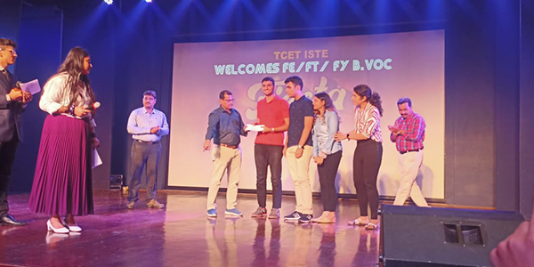ISTE Welcome FE/ FT/ Fy b.voc - TCET Students gallery with Teachers and experts 