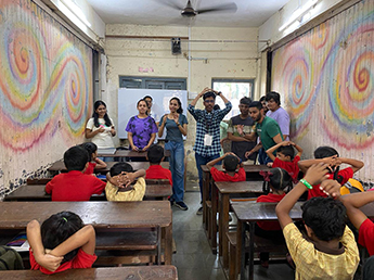 TCET Students gallery with Teachers and experts